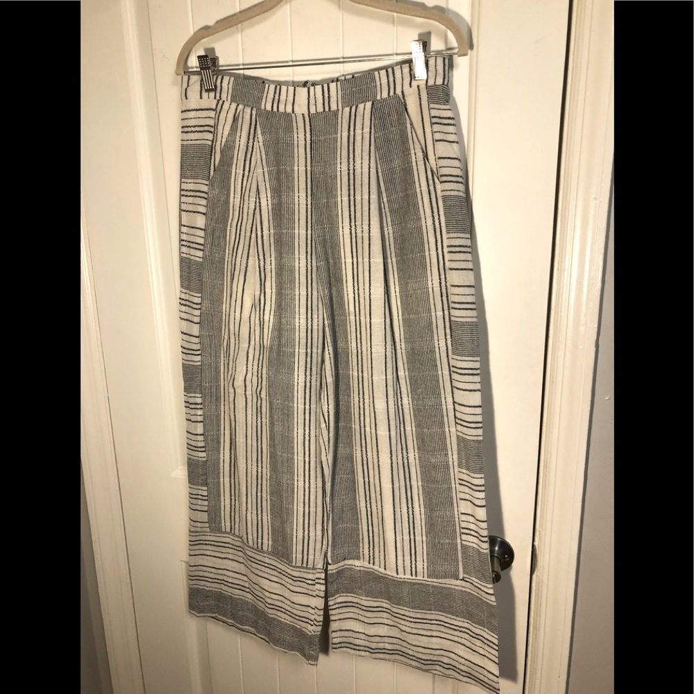 Hayden cropped wide leg cotton pants!